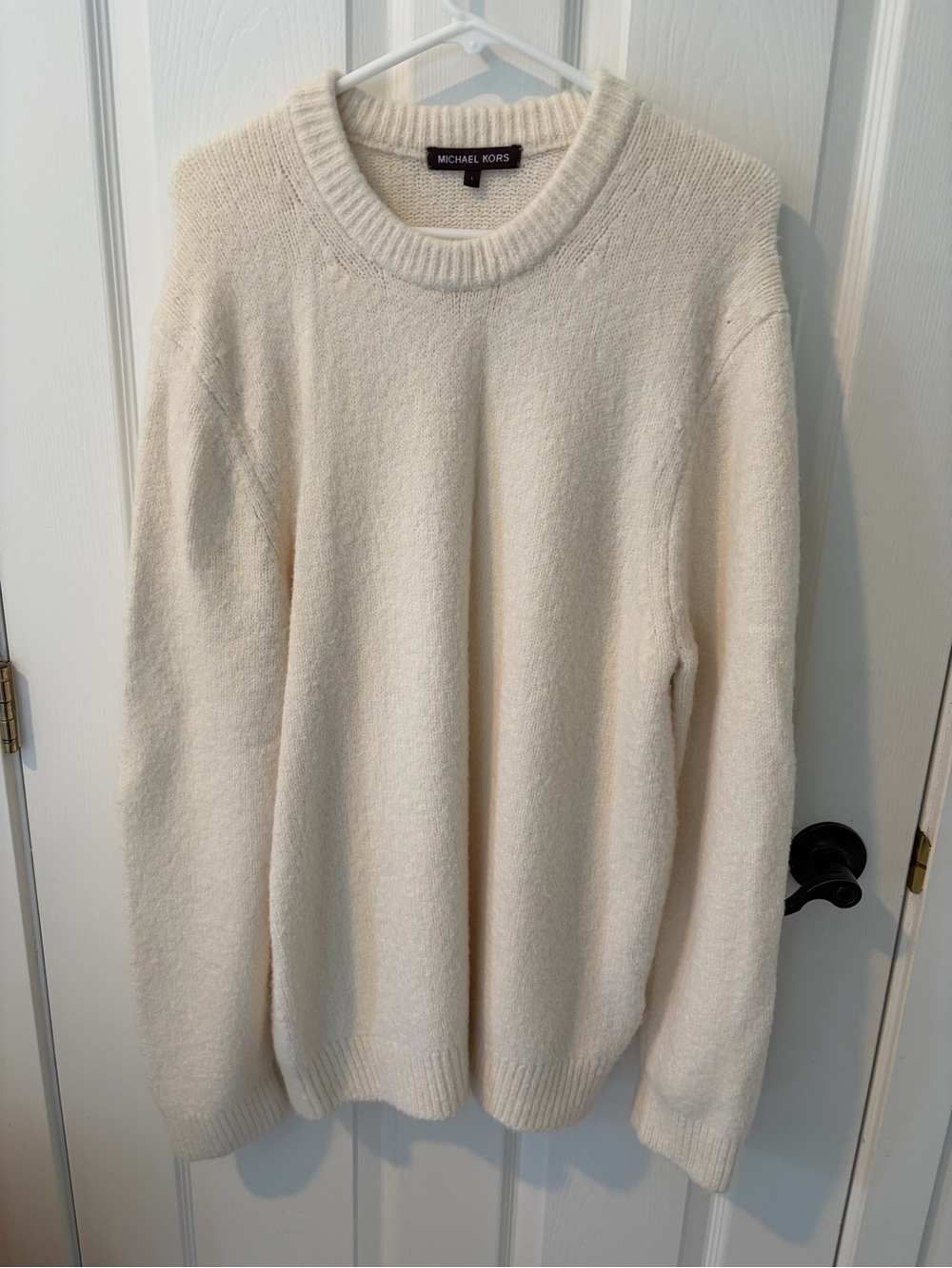 Michael Kors Cream Crewneck Sweater